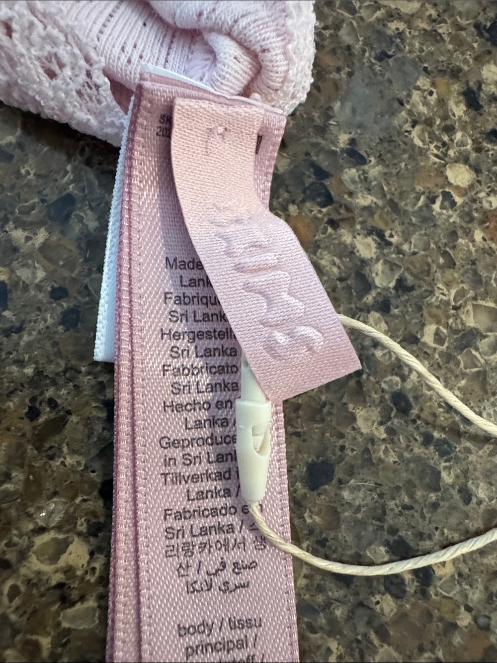 SKIMS Ribbed Lace-Trim Bralette Duo in Pink and Gray - Picture 3 of 4